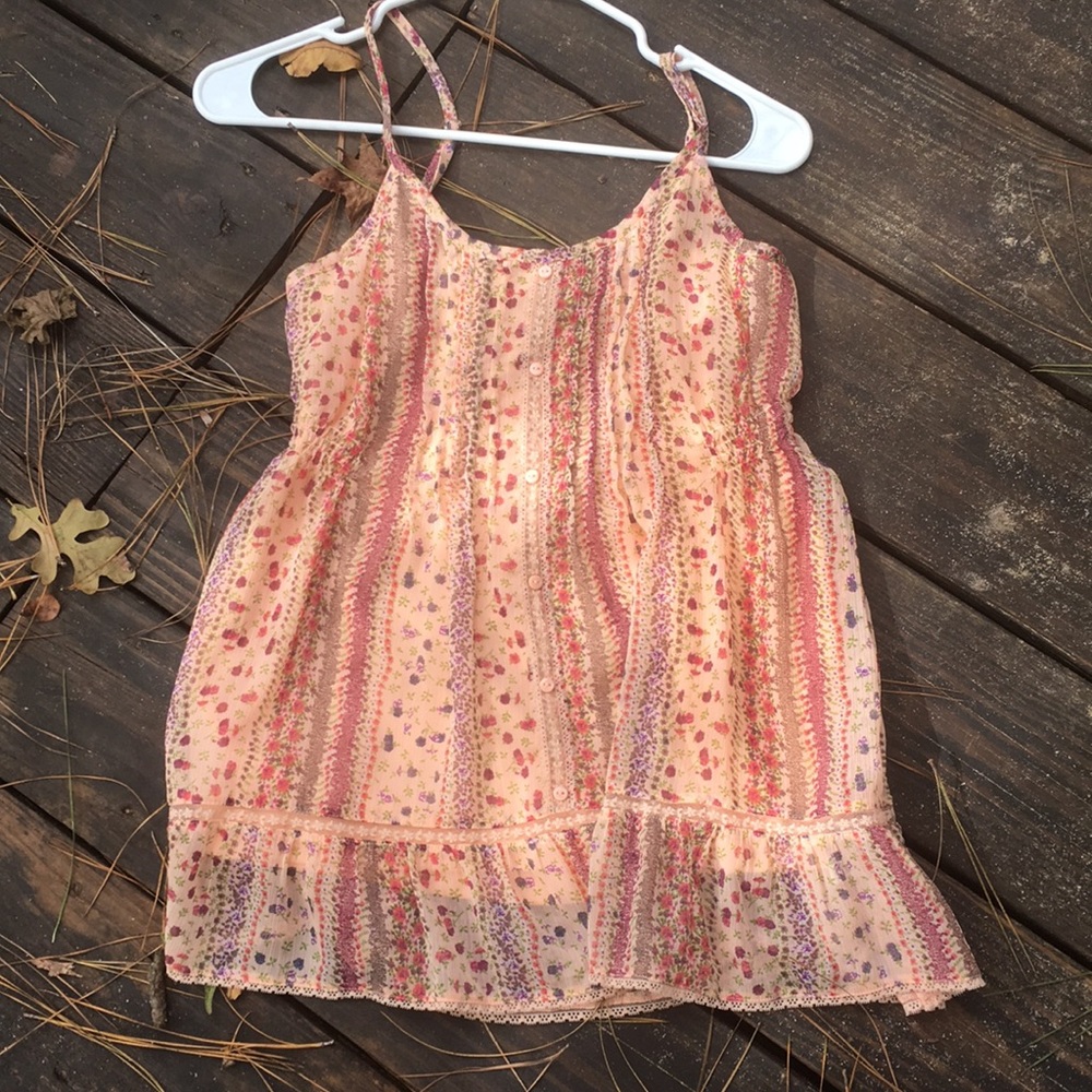 $50 Decree Baby doll tank top BoHo hippie small